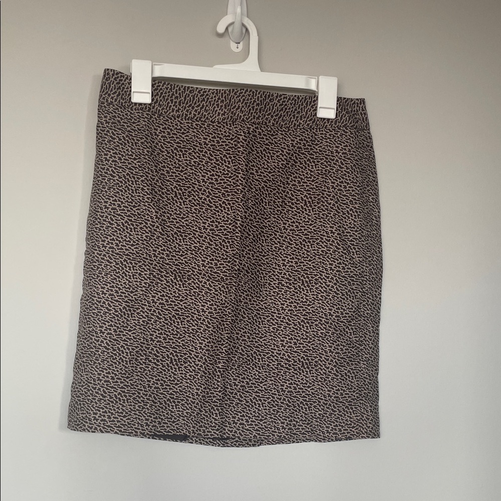 LOFT Animal Print Pencil Skirt
